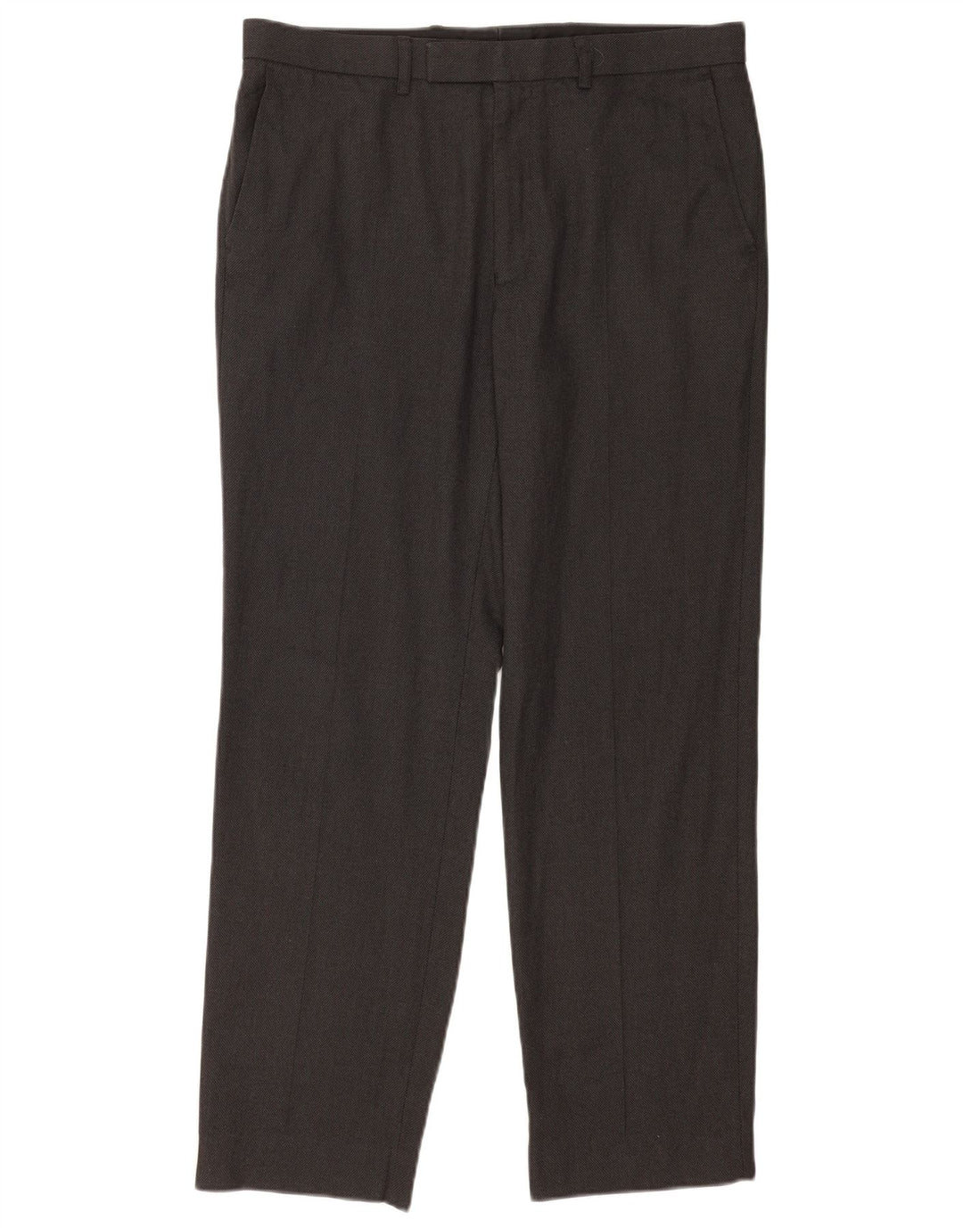 Marks & Spencer Pantaloni drepți pentru bărbați L34 L31 Poliester gri