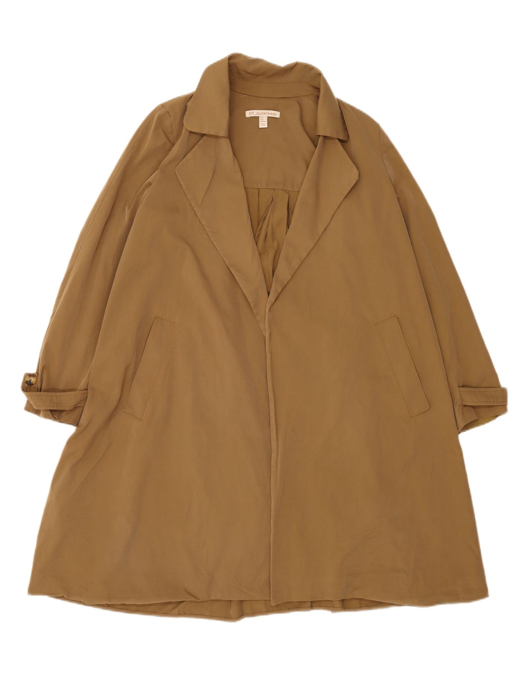 Trenci deschis pentru femei vintage UK 10 mic maro