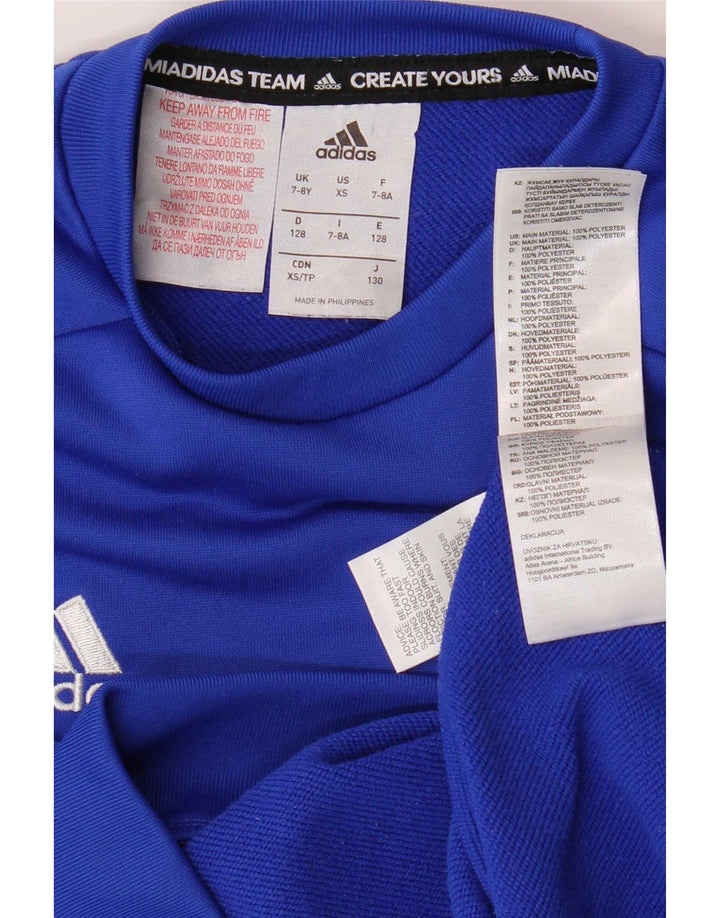 Adidas Băieți Pulover Pulover 7-8 Ani Albastru Poliester
