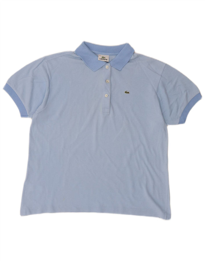 Tricou polo Lacoste pentru femei Mărimea 42 Bumbac albastru mare