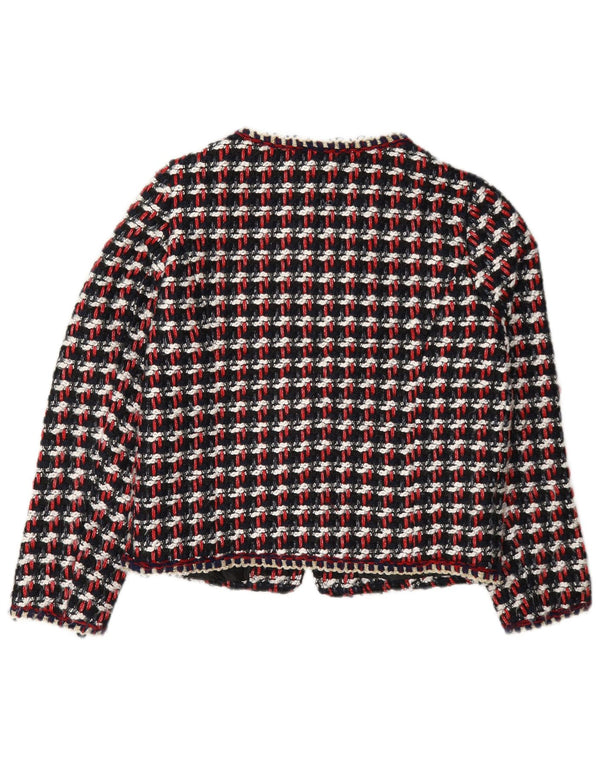 Jachetă Blazer pentru femei, cu ajustare normală, UK 10, mică, multicoloră