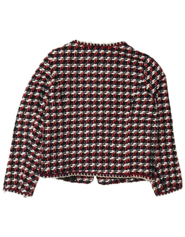 Jachetă Blazer pentru femei, cu ajustare normală, UK 10, mică, multicoloră