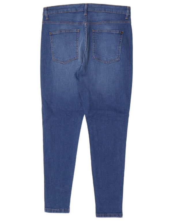 Blugi super skinny pentru femei Marks & Spencer UK 14 Large W32 L27 Blue Bumbac