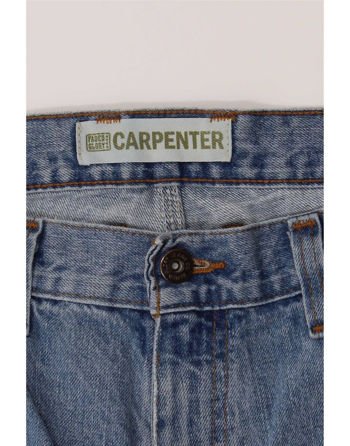 Blugi drepți pentru bărbați Carpenter W34 L32 Albastru