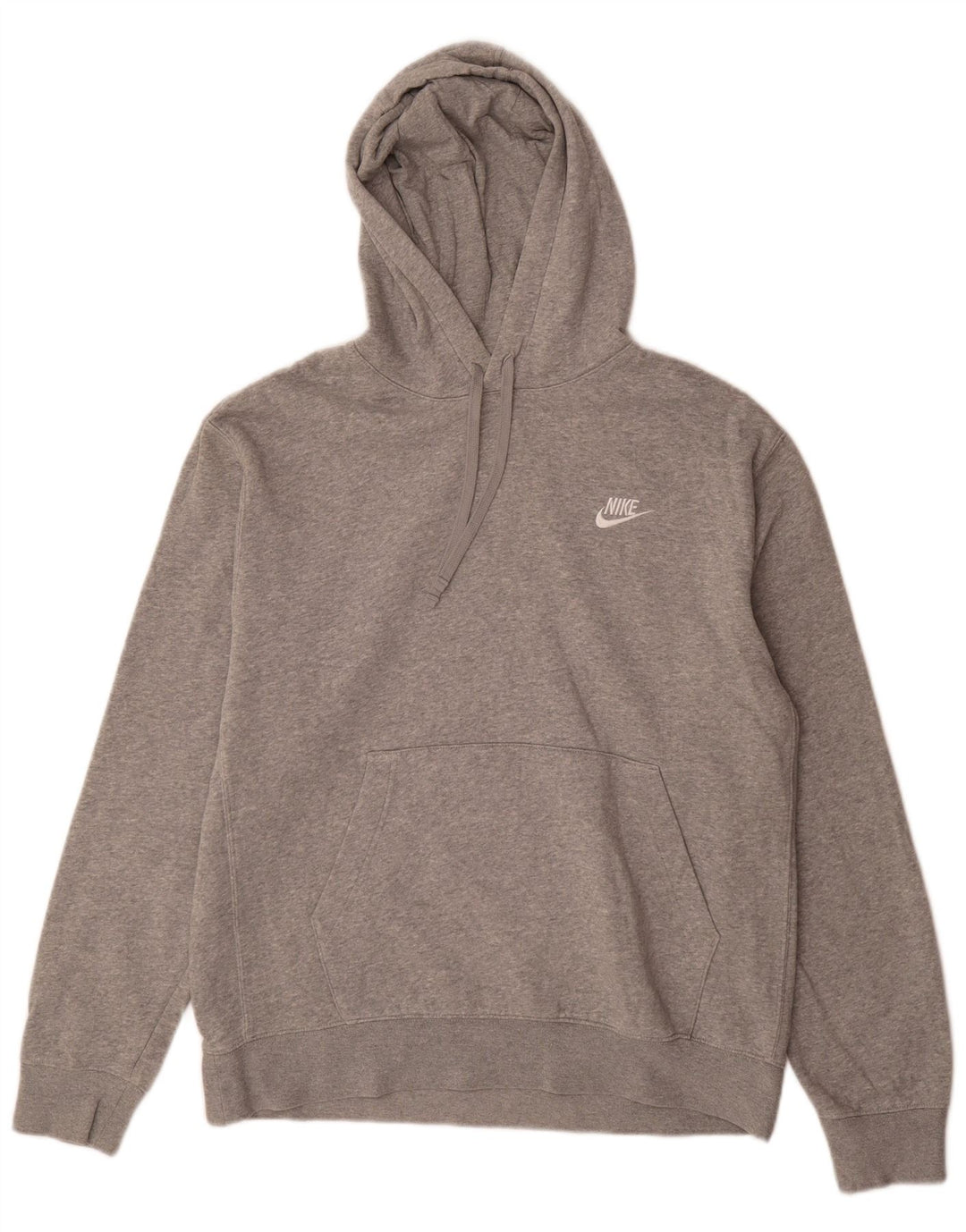 Pulover Nike pentru bărbați, bumbac cu pete, gri mediu