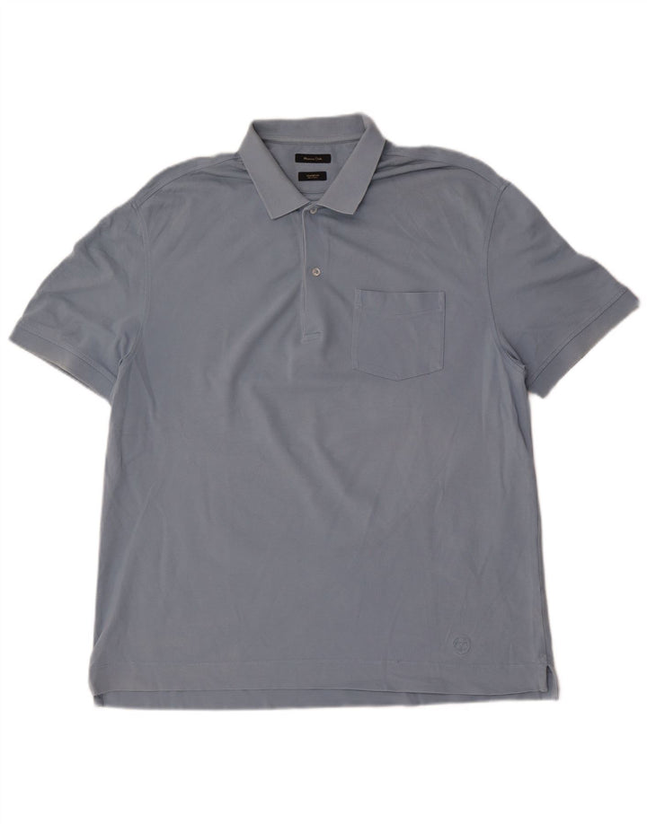 Tricou polo Massimo Dutti pentru bărbați, mare, albastru