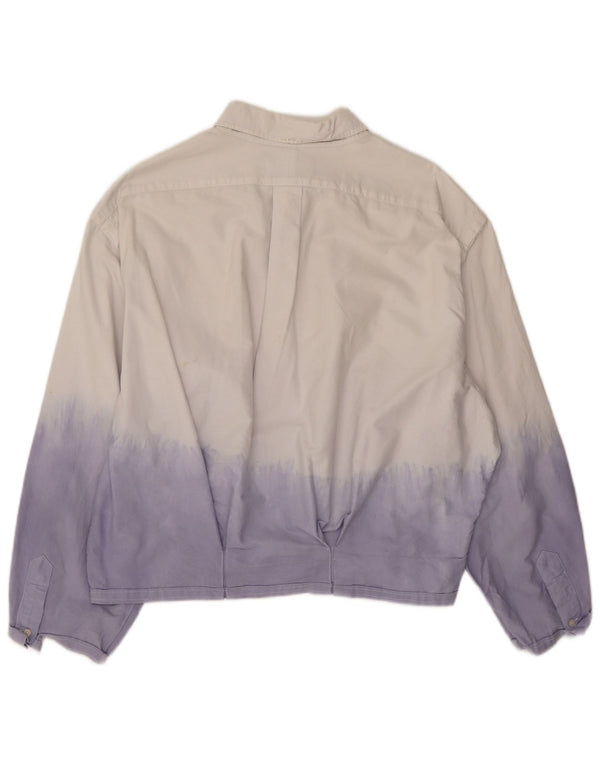 Cămașă pentru bărbați Ralph Lauren Mărimea 17 1/2 XL Bumbac color bloc alb