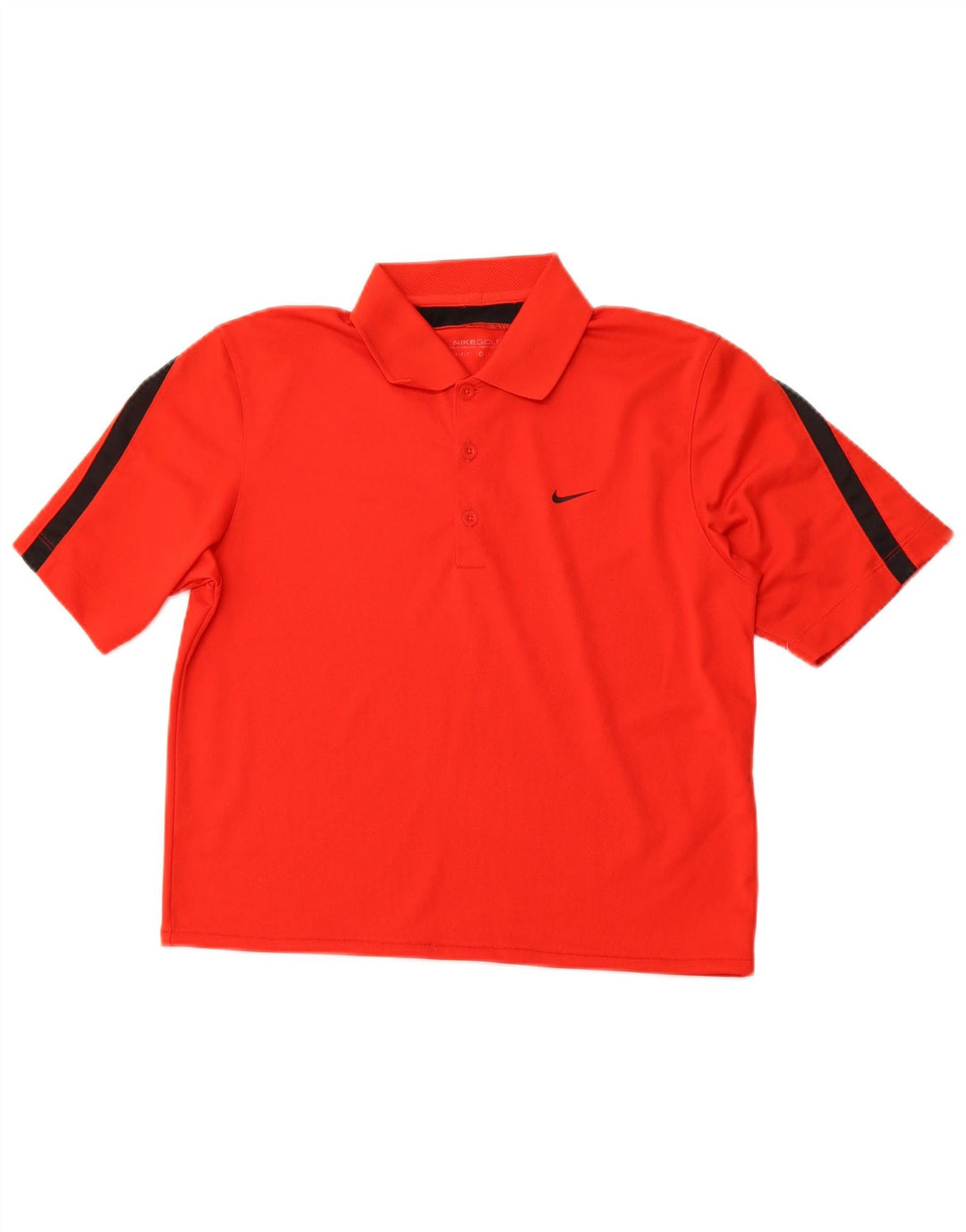 Tricou polo NIKE Dri Fit pentru femei UK 10 Small Red Colorblock