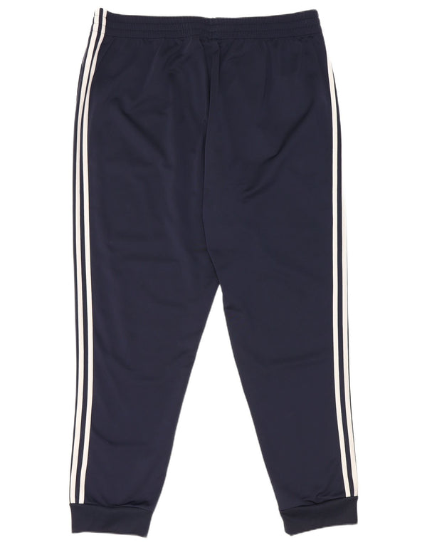 Pantaloni de trening pentru bărbați Adidas Pantaloni de jogging 2XL poliester bleumarin