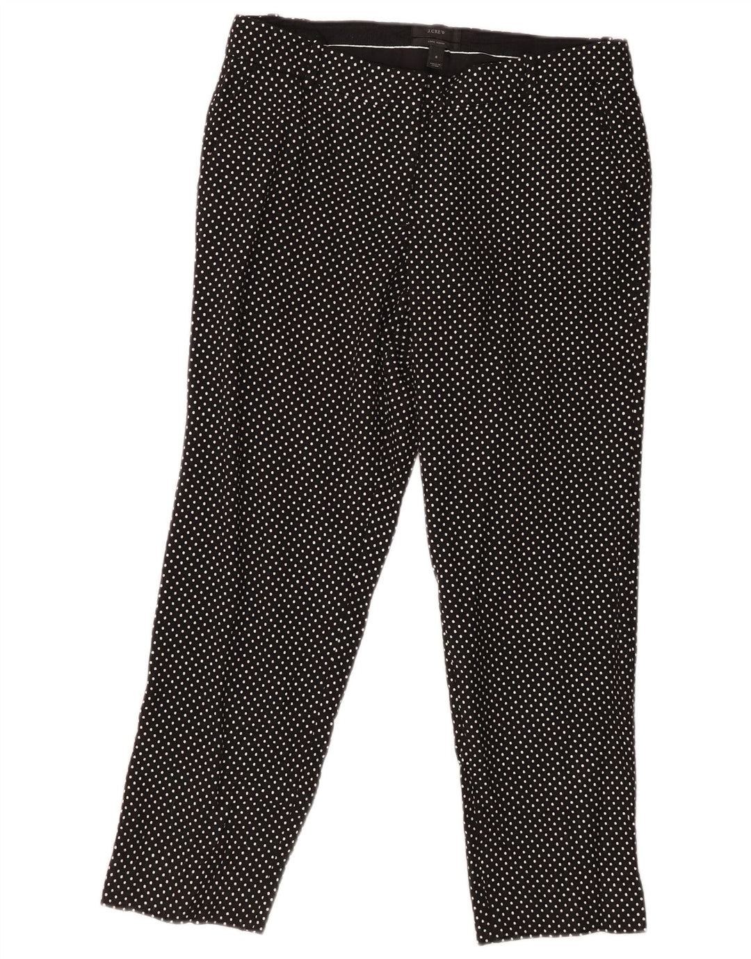 Pantaloni Capri slim pentru femei J. CREW US 6 Medium W30 L25 Black Spotted