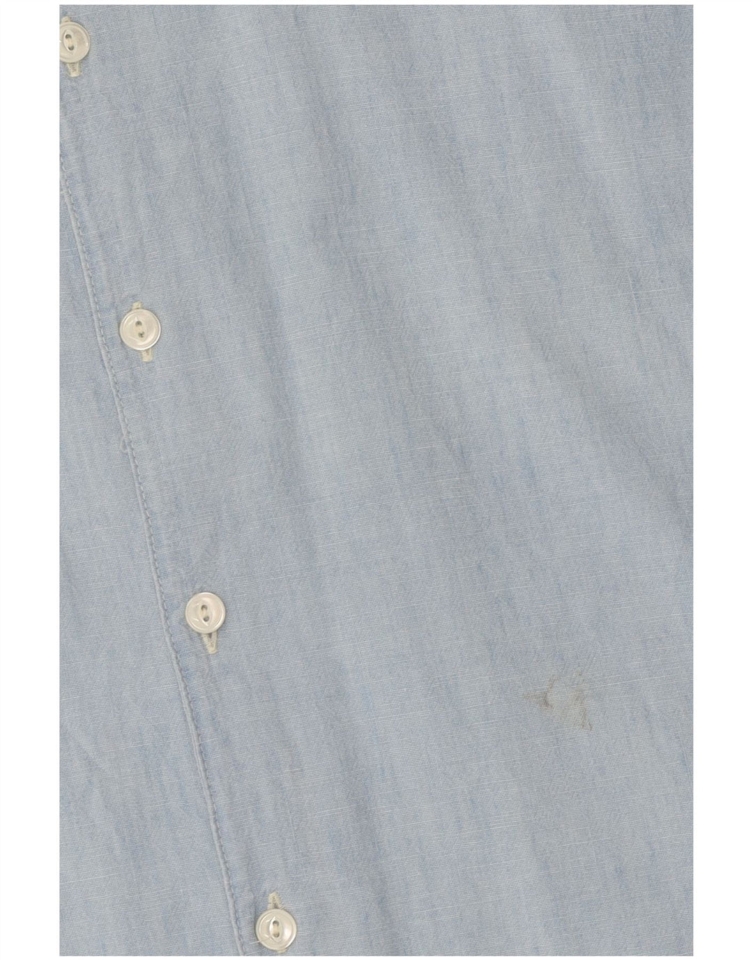 Cămașă supradimensionată cu mânecă scurtă pentru femei Ralph Lauren US 4 Small Blue Bumbac