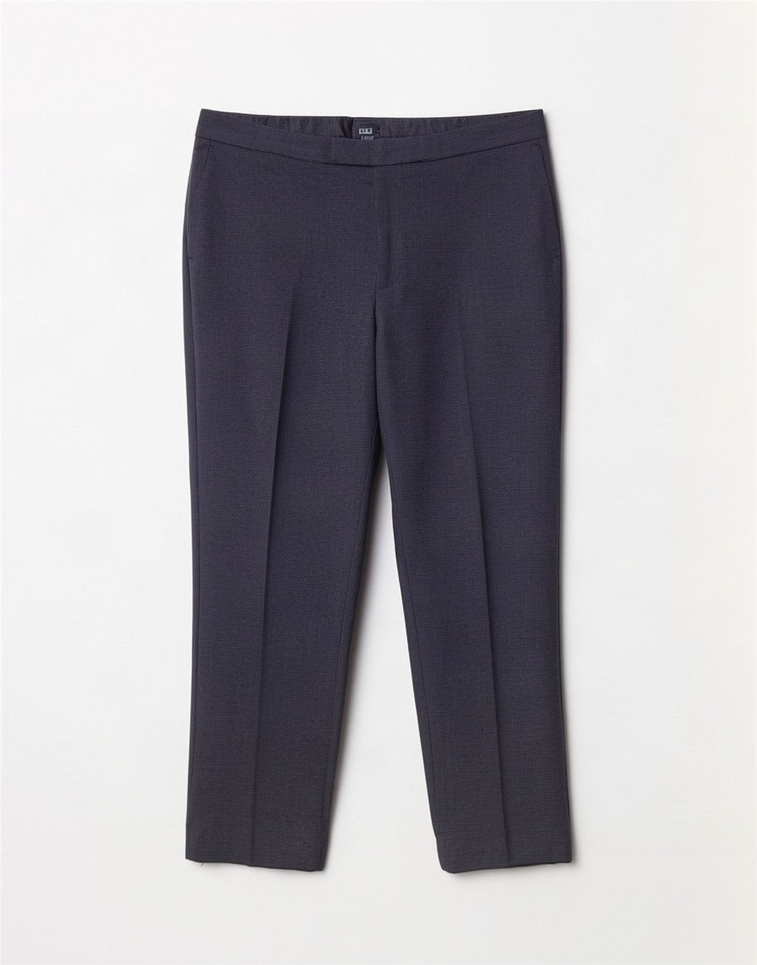 Pantaloni de costum drepți pentru bărbați Marks & Spencer W40 L29 bleumarin picior de găină
