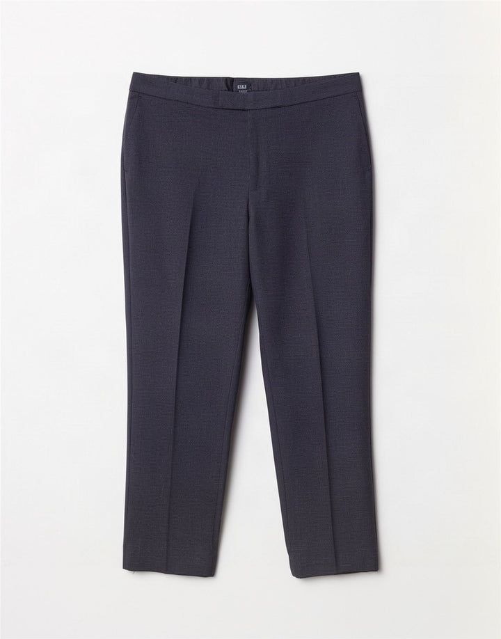 Pantaloni de costum drepți pentru bărbați Marks & Spencer W40 L29 bleumarin picior de găină