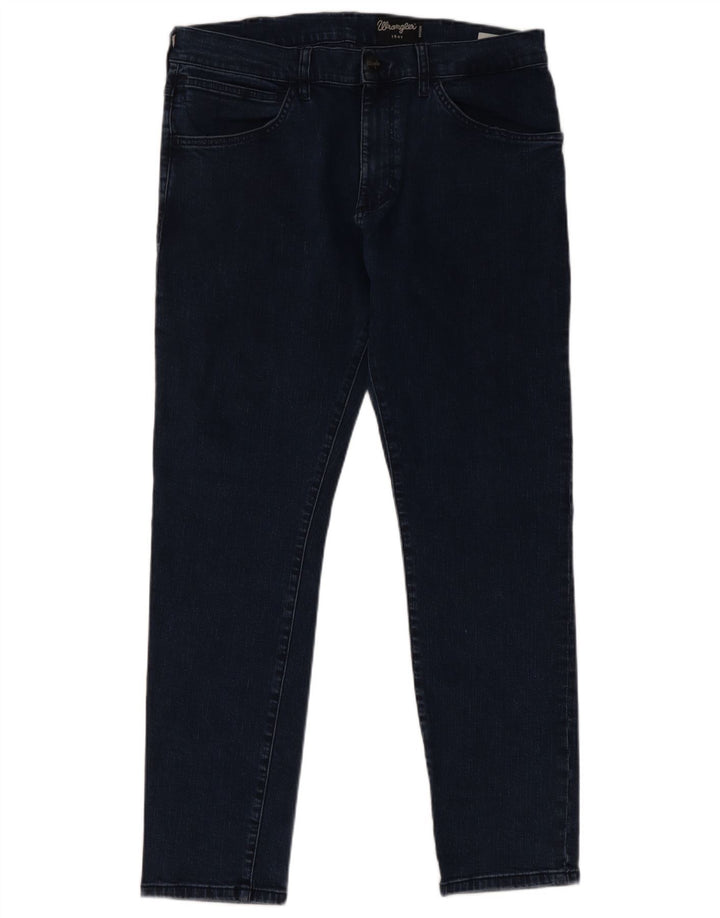 Blugi skinny Wrangler Bryson pentru bărbați W36 L30, bumbac albastru