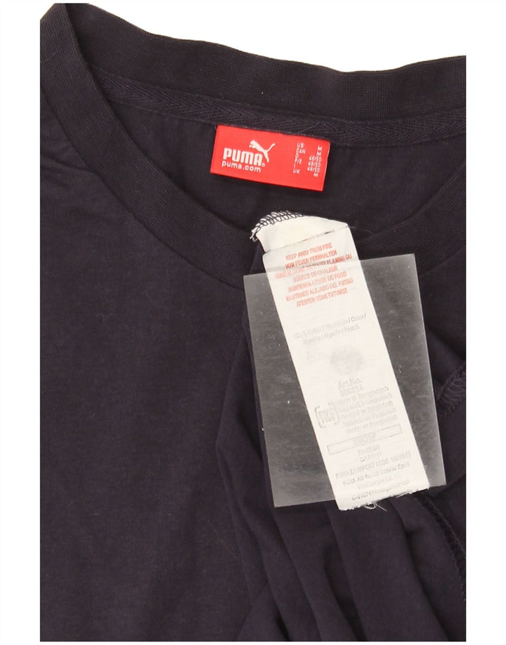 Tricou pentru bărbați Puma Top Medium Bleumarin Bumbac
