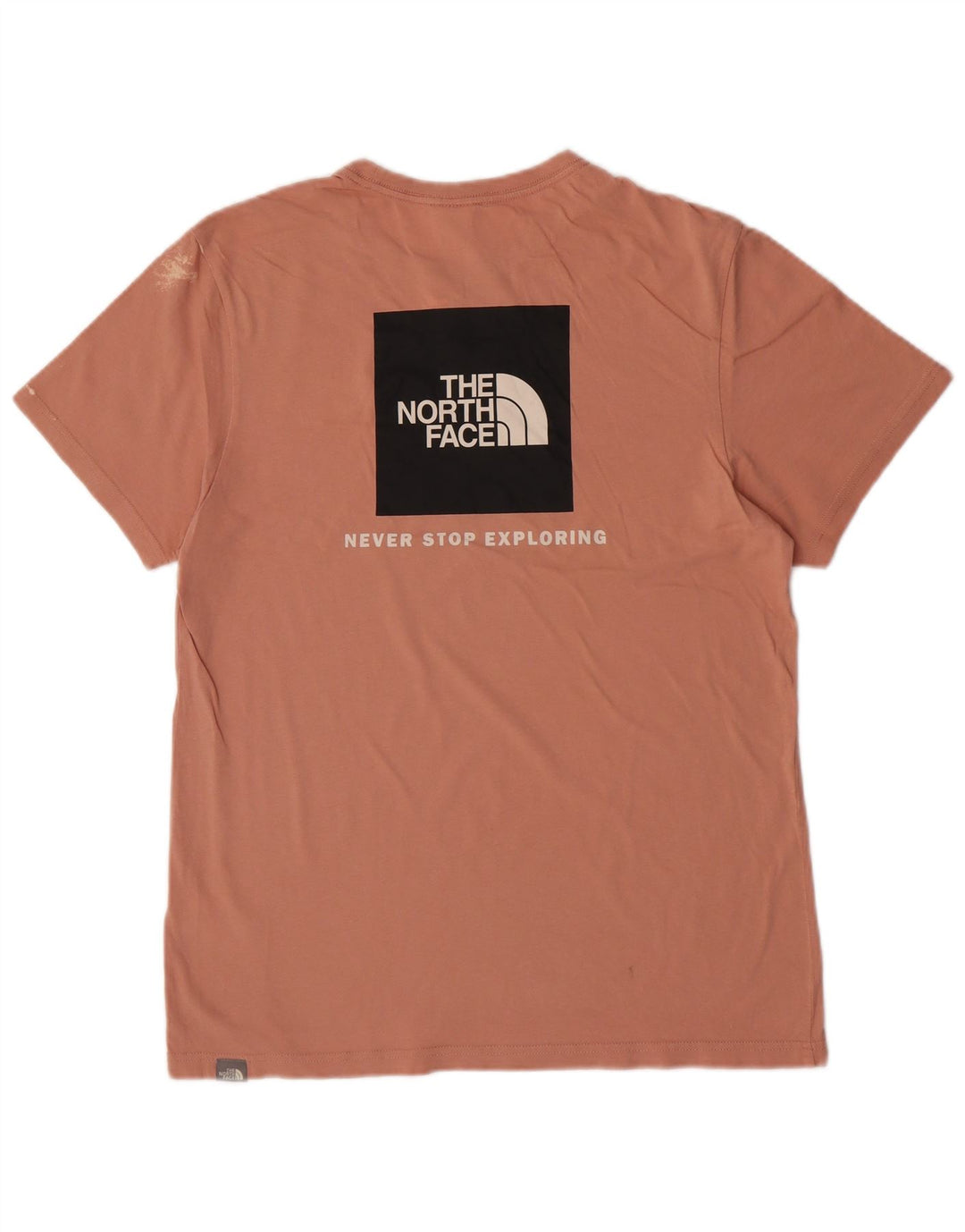Tricou grafic pentru bărbați The North Face Top din bumbac roz mediu