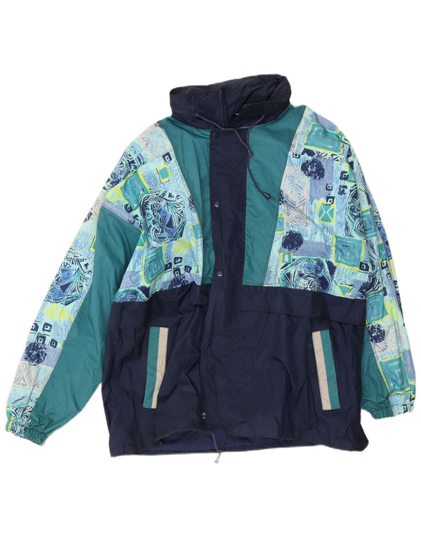 Jachetă de ploaie pentru bărbați Shamp UK 42 XL bleumarin din poliamidă color bloc