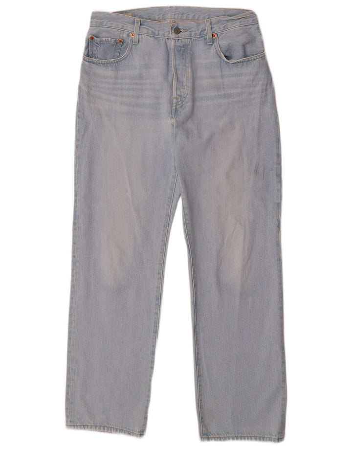 Blugi drepti pentru bărbați Levi's 501 W29 L30 Bumbac albastru