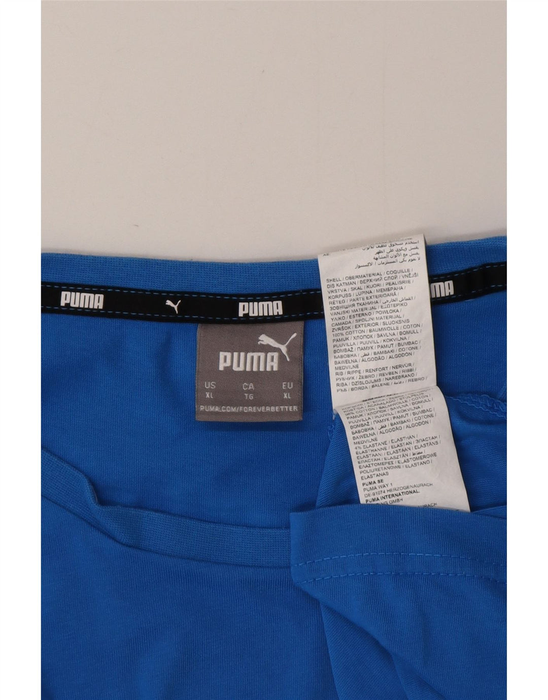 Tricou pentru bărbați PUMA Top XL Bumbac albastru