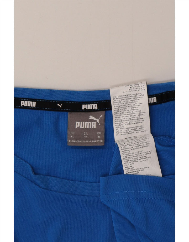 Tricou pentru bărbați PUMA Top XL Bumbac albastru