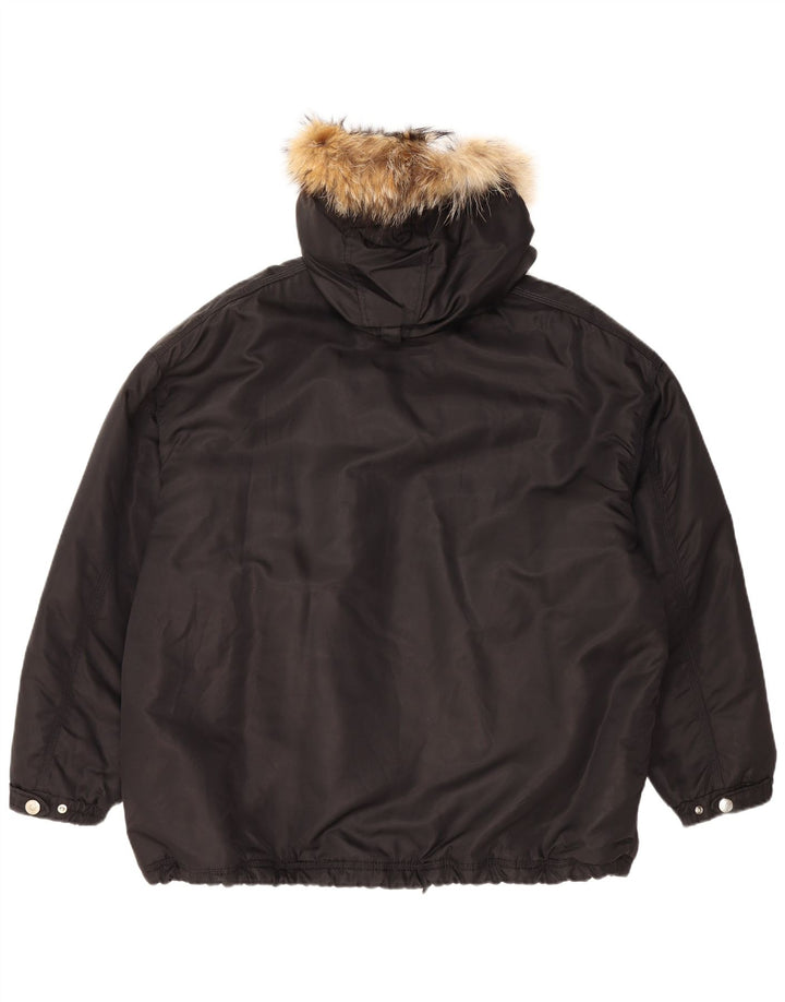 COLMAR Jachetă de vânt cu glugă pentru bărbați UK 42 XL Poliamidă neagră