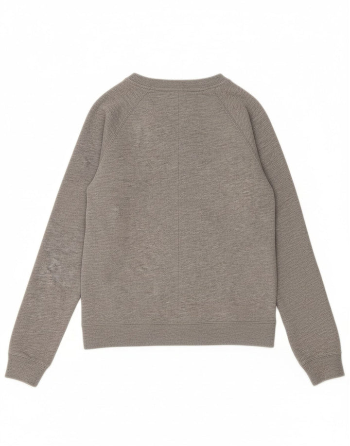 JACK WILLS Womens Sweatshirt Jumper UK 10 Small Grey Cotton Classic