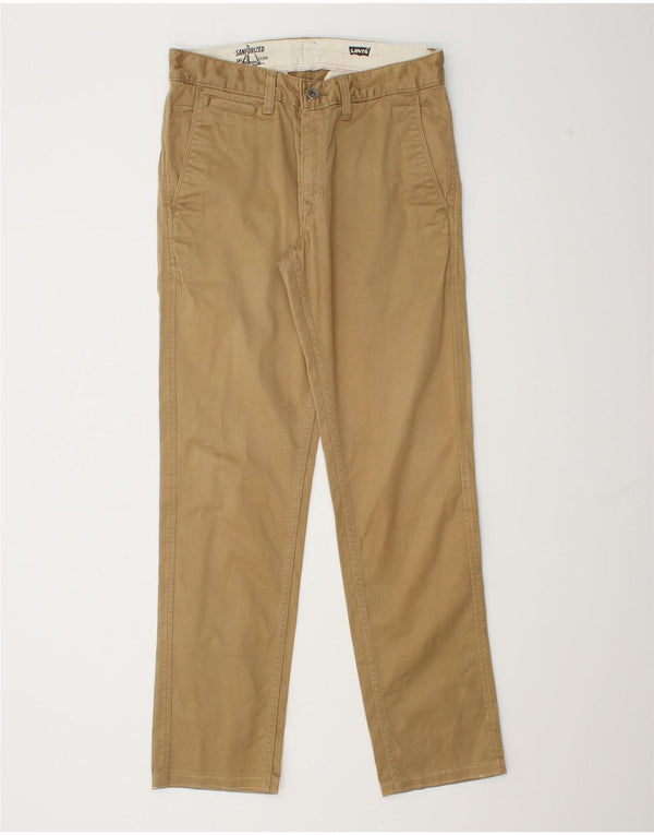 Pantaloni chino slim pentru bărbați Levi's L29 L30 bumbac bej