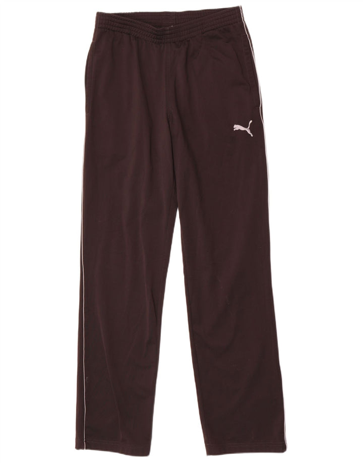 Pantaloni de trening Puma pentru bărbați, maro, poliester color bloc
