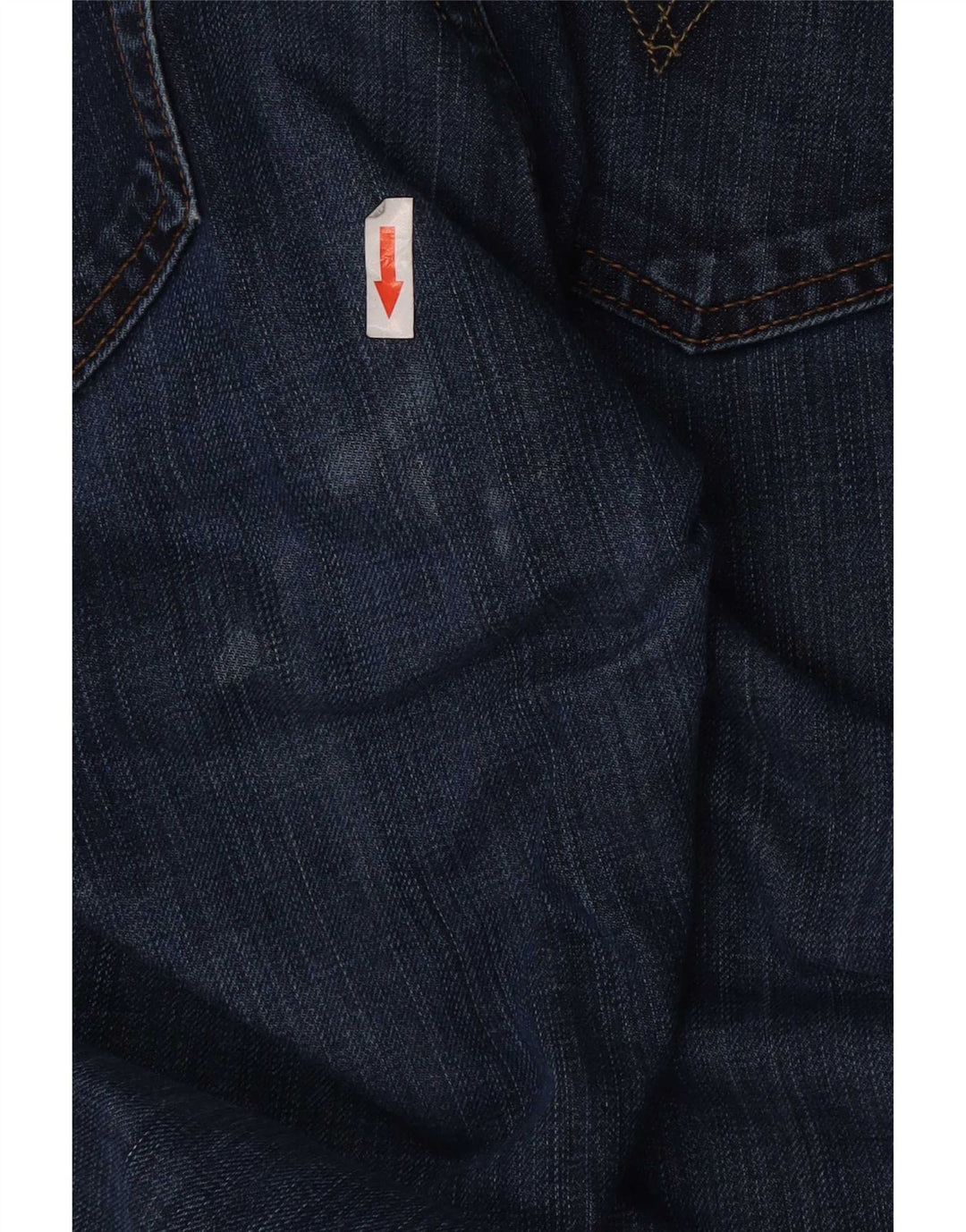 Blugi drepți distressed 758 Levi's pentru bărbați W32 L32 bumbac bleumarin