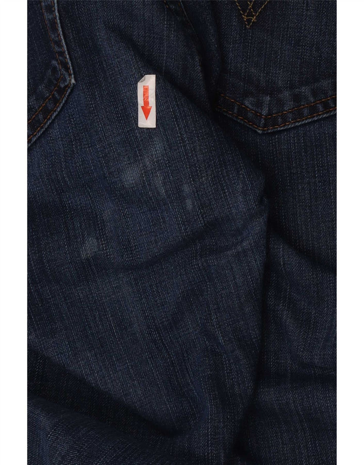 Blugi drepți distressed 758 Levi's pentru bărbați W32 L32 bumbac bleumarin