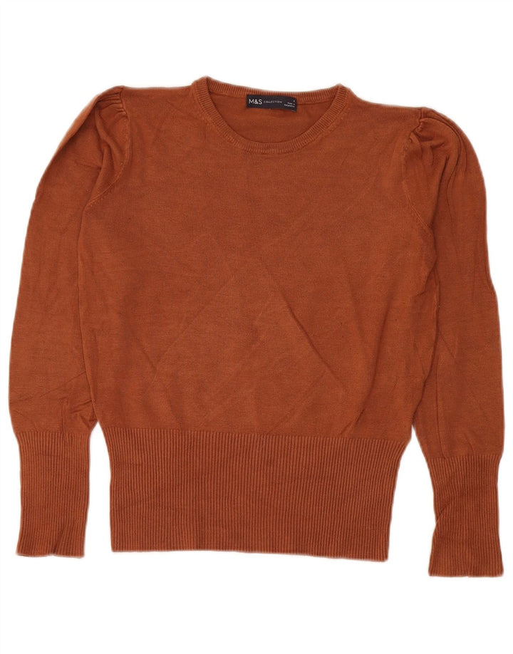 Pulover pentru femei Marks & Spencer Crop Crew Deck Pulover UK 8 Mic Maro