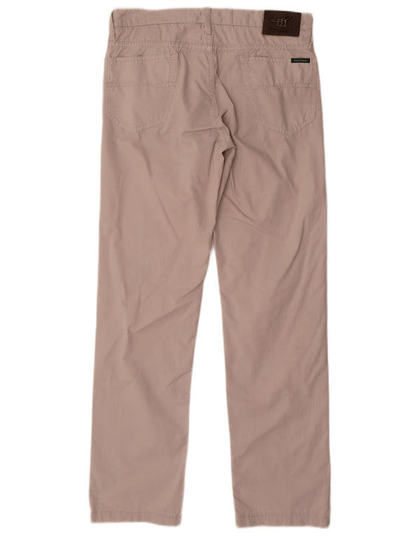 Pantaloni casual drepti pentru bărbați Henry Cottons W32 L31 bumbac bej