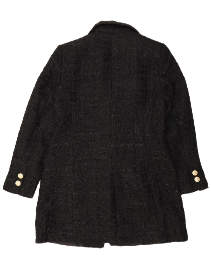 Pardesiu pentru femei Zara UK 16, mare, negru, pete