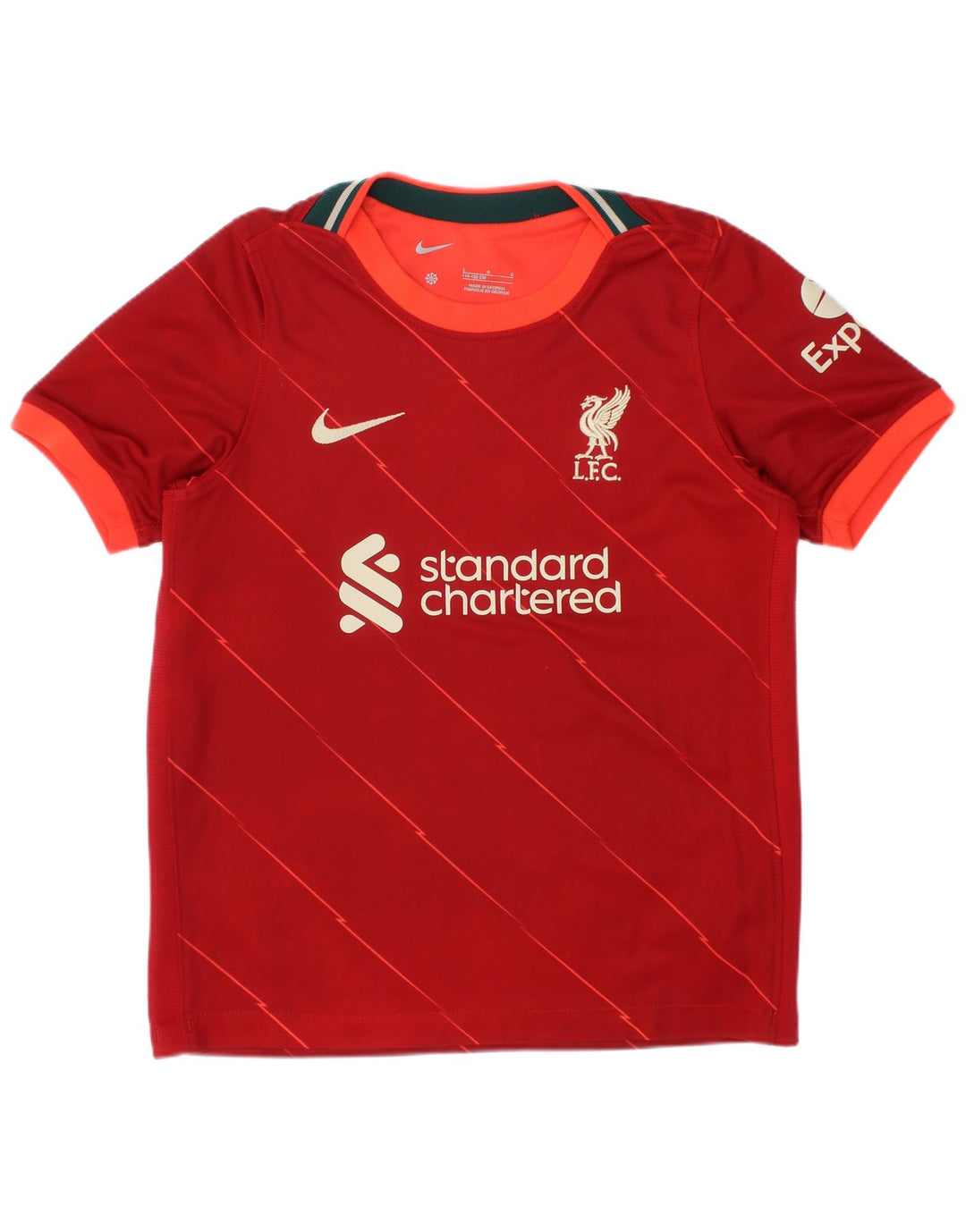 Tricou grafic Liverpool pentru băieți Nike Top 6-7 ani Poliester roșu mare
