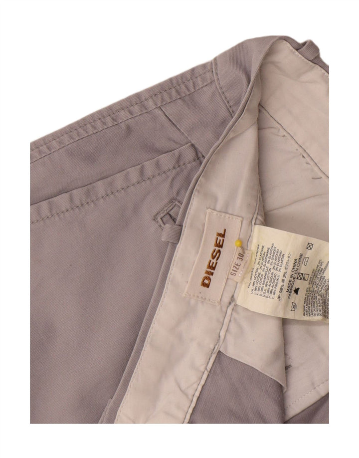 Pantaloni scurți chino pentru bărbați Diesel W30, bumbac gri mediu