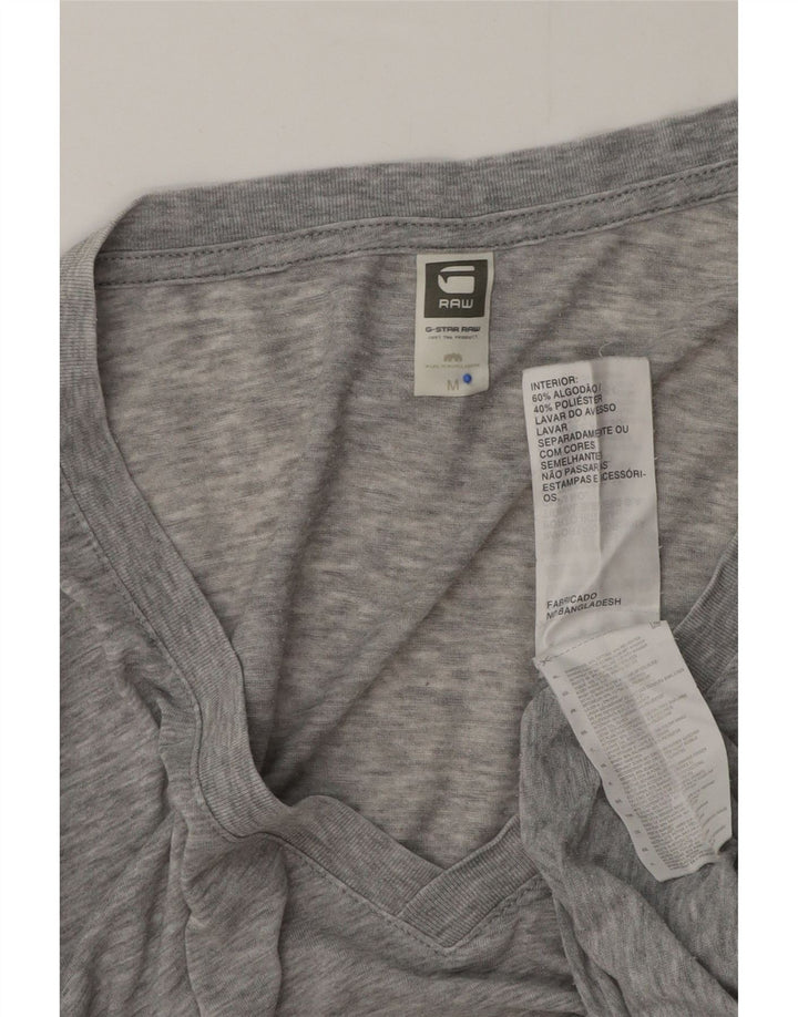 Tricou pentru bărbați G-Star Top din bumbac cu pete gri mediu