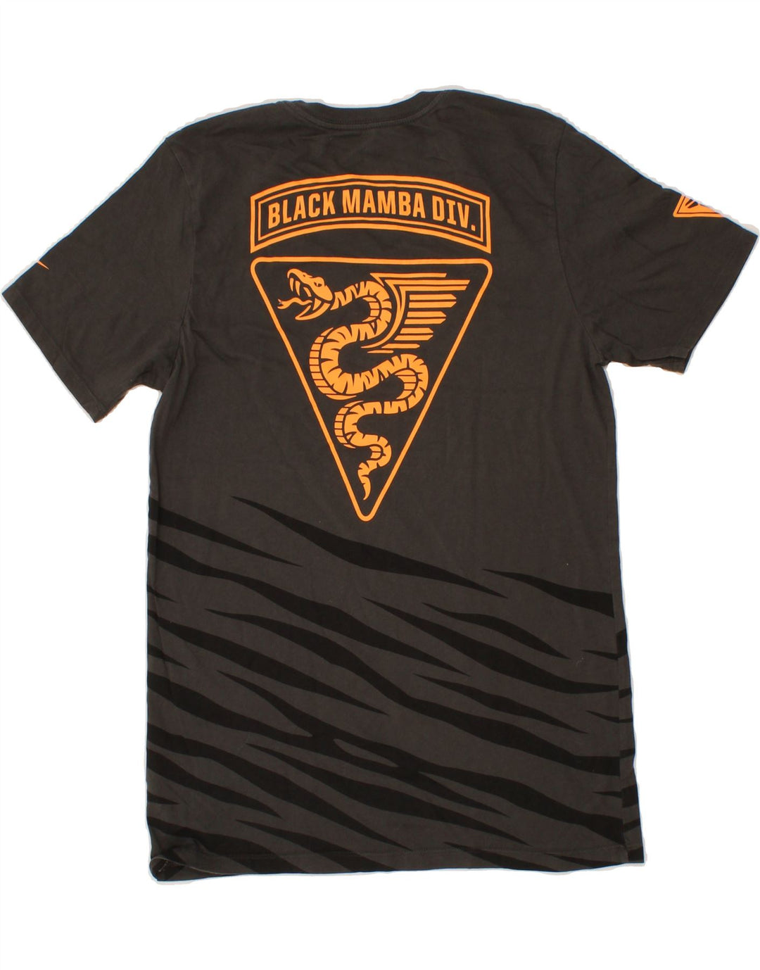 NIKE Mens Graphic T-Shirt Top Small Black Striped Cotton Vintage Nike and Second-Hand Nike from Messina Hembry 