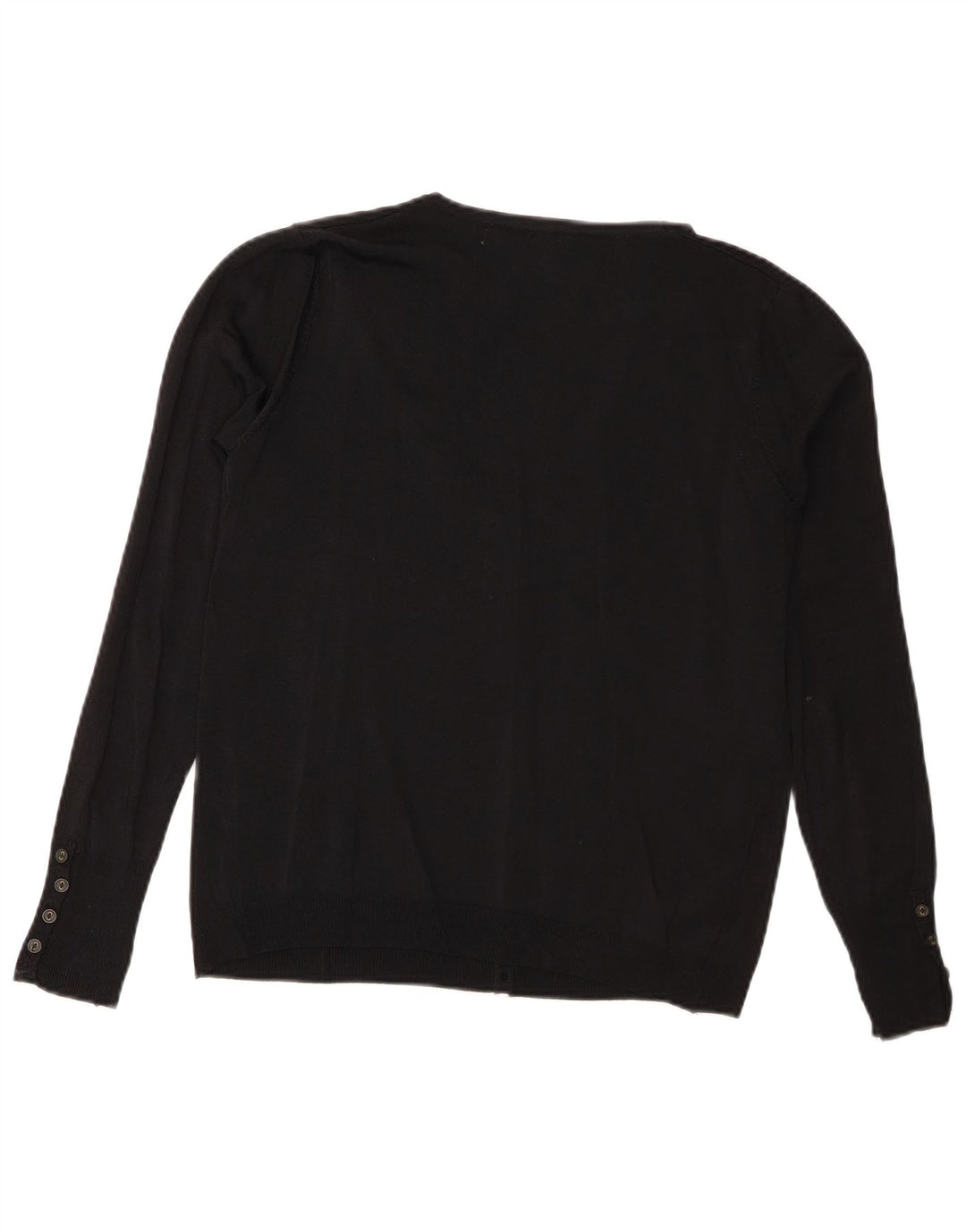 Top cardigan scurt pentru femei Zara UK 14 mare, negru, viscoză