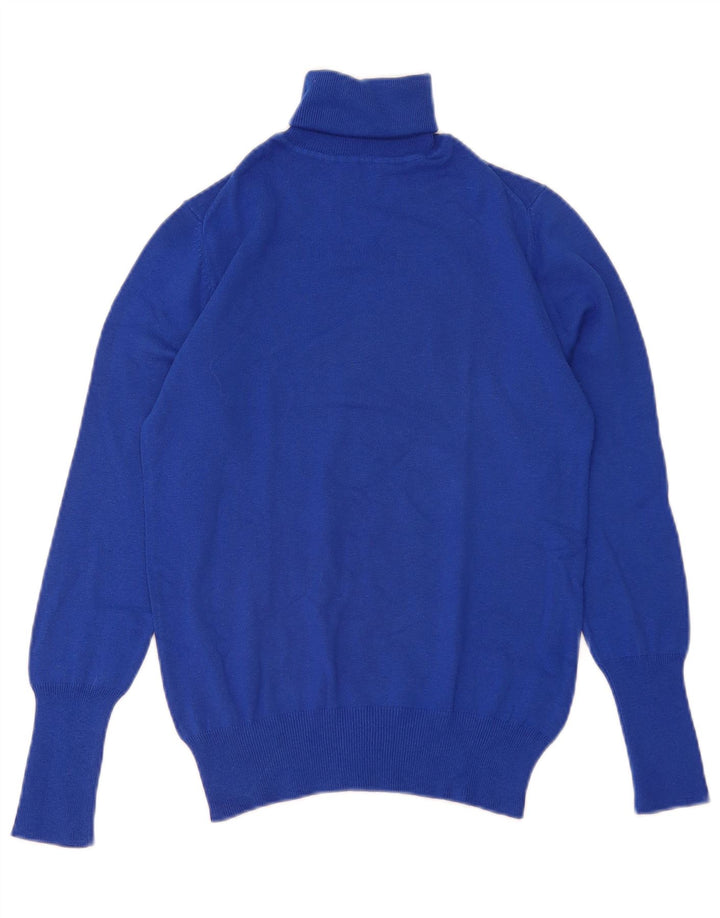 Pulover pentru femei cu gât rulat Zara UK 14 Mare Albastru