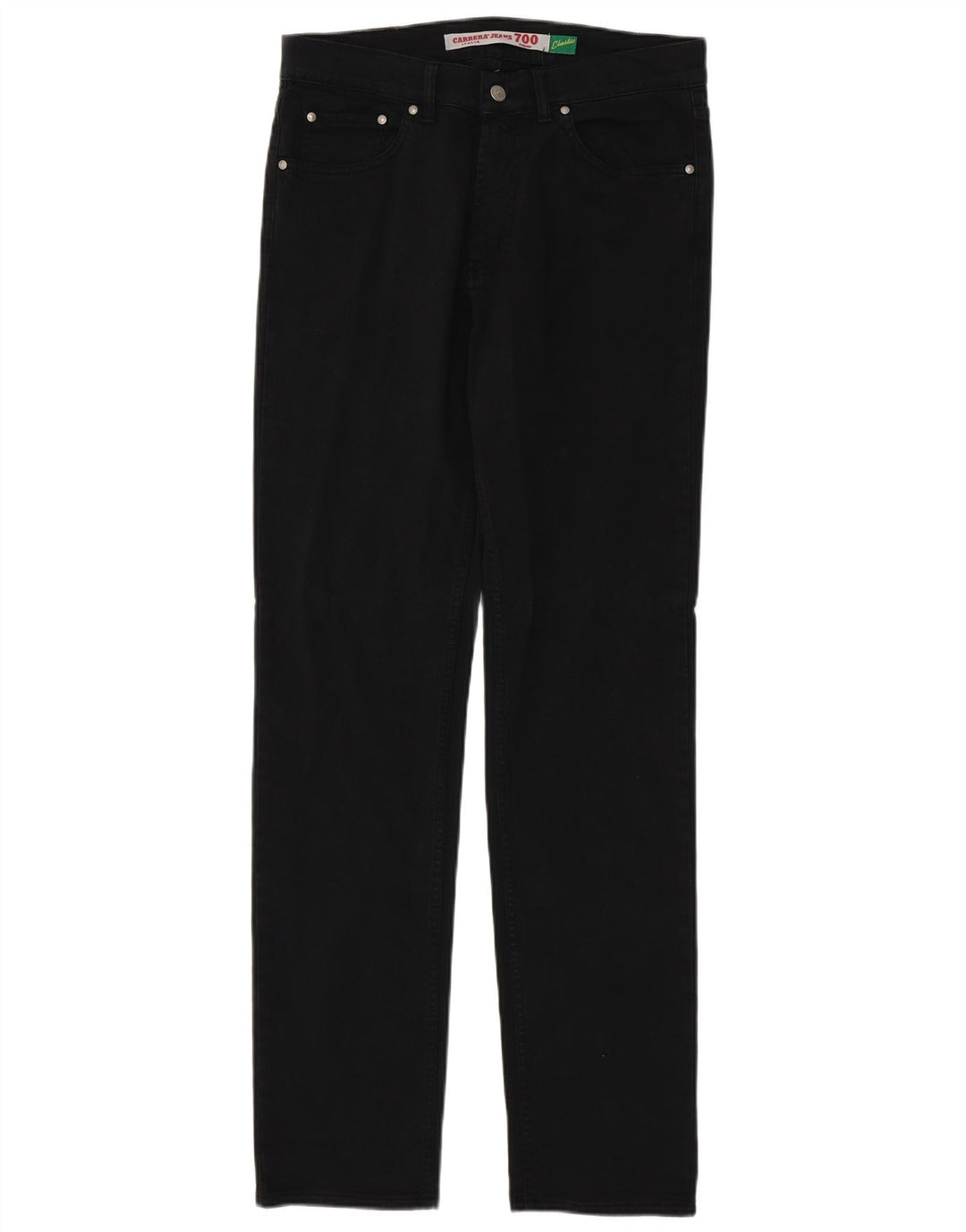 CARRERA Blugi 700 Regular Straight pentru bărbați W32 L35 bumbac negru