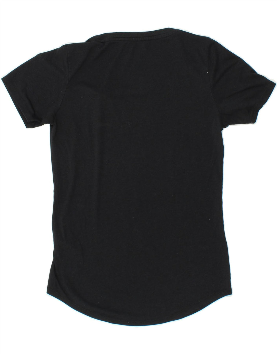 NIKE Womens Graphic T-Shirt Top UK 6 XS Black Polyester Vintage Nike and Second-Hand Nike from Messina Hembry 
