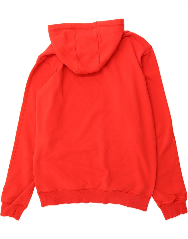 ADIDAS Mens Climalite Graphic Hoodie Jumper Medium Red Cotton Vintage Adidas and Second-Hand Adidas from Messina Hembry 