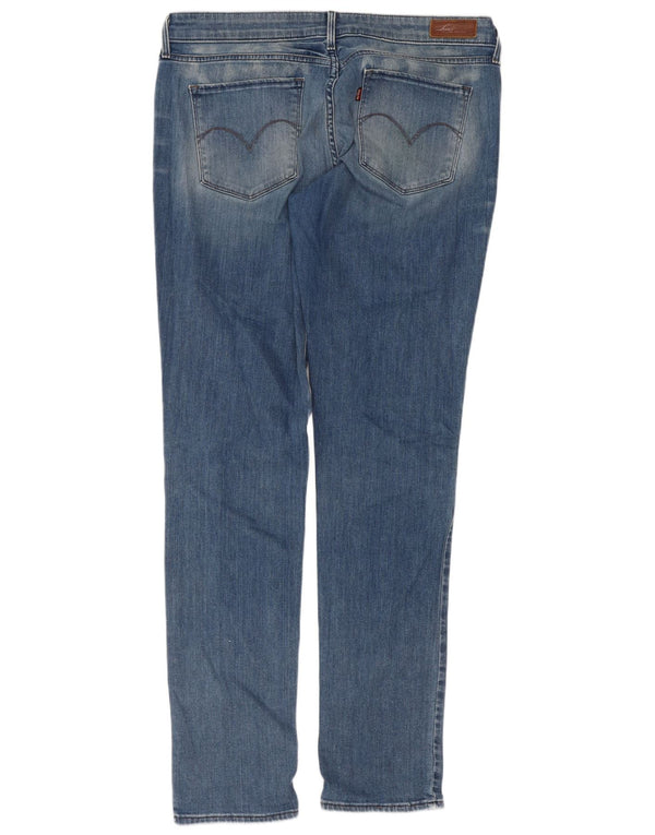 Levi's Womens Demi Curve Low Waist Skinny Jeans W31 L34 Blue Cotton