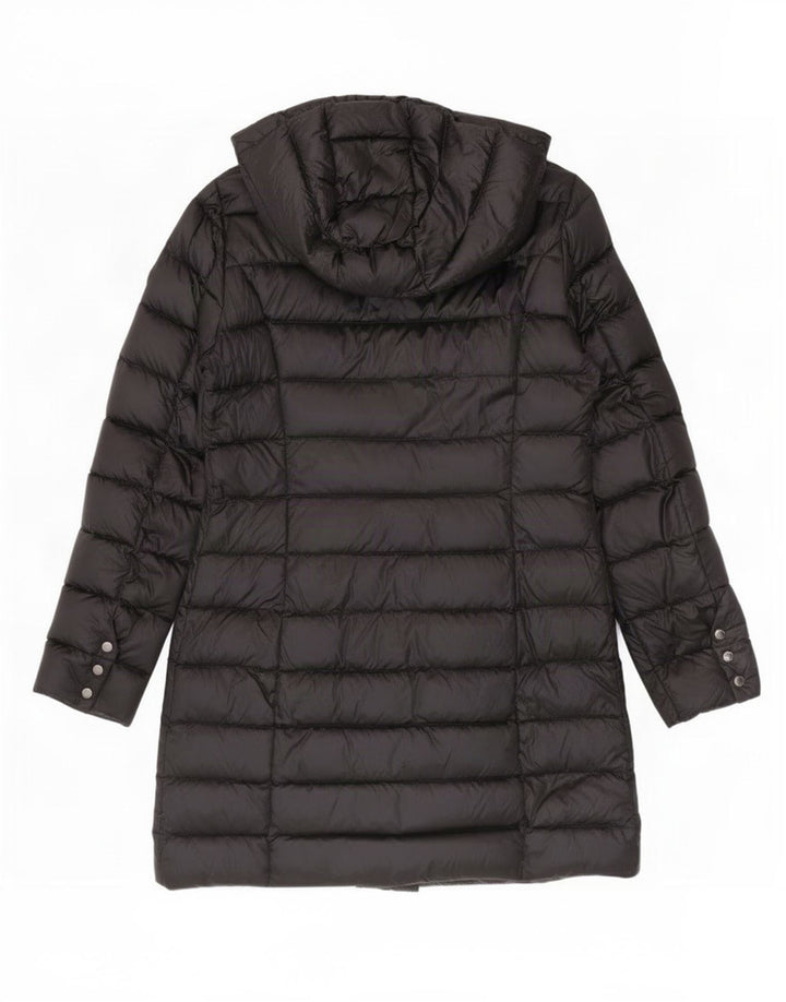 Palton Cape Horn pentru femei, cu glugă, căptușită, IT 46, mare, negru, nailon