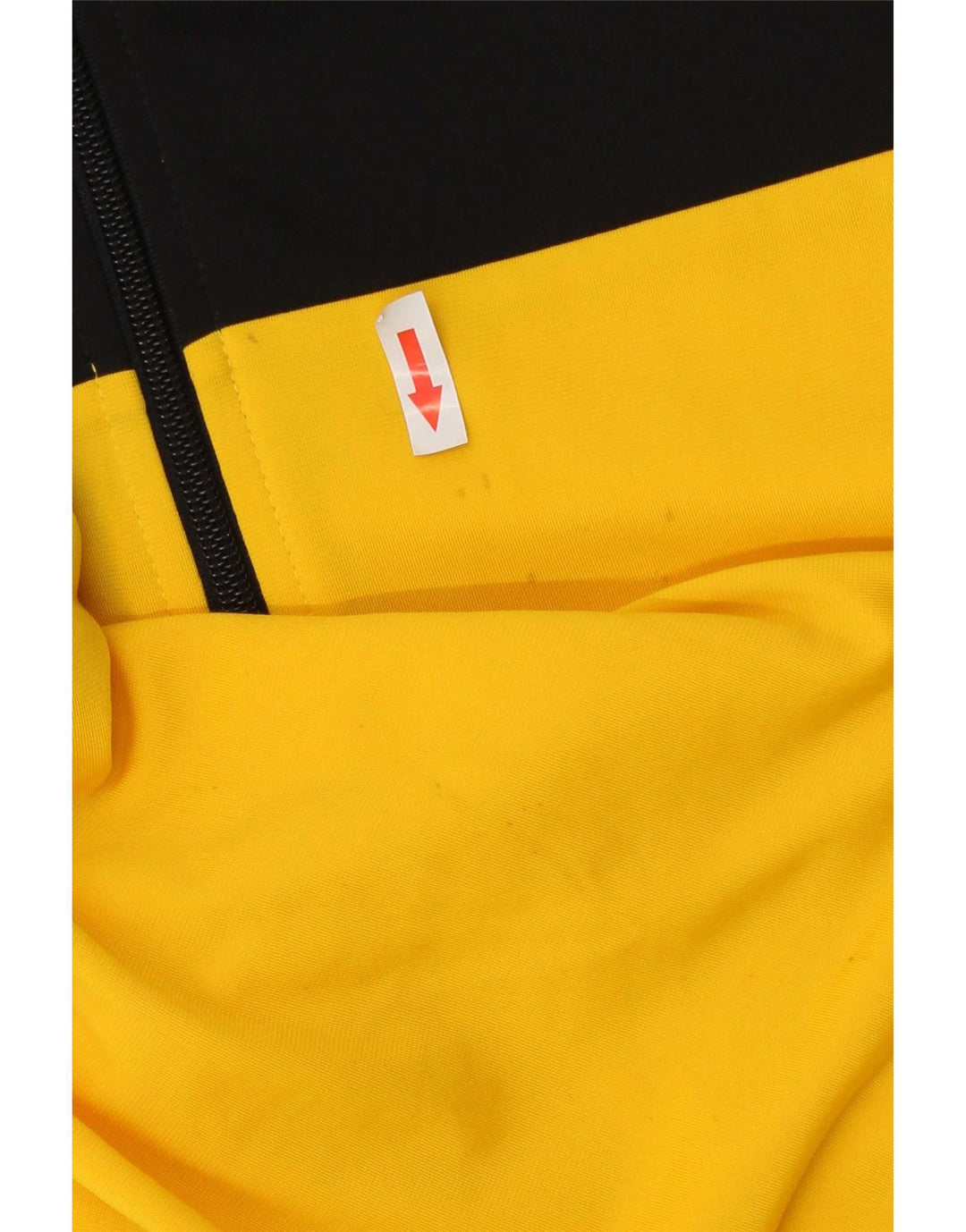 Jachetă de trening pentru bărbați Puma, din poliester color block, galben mediu