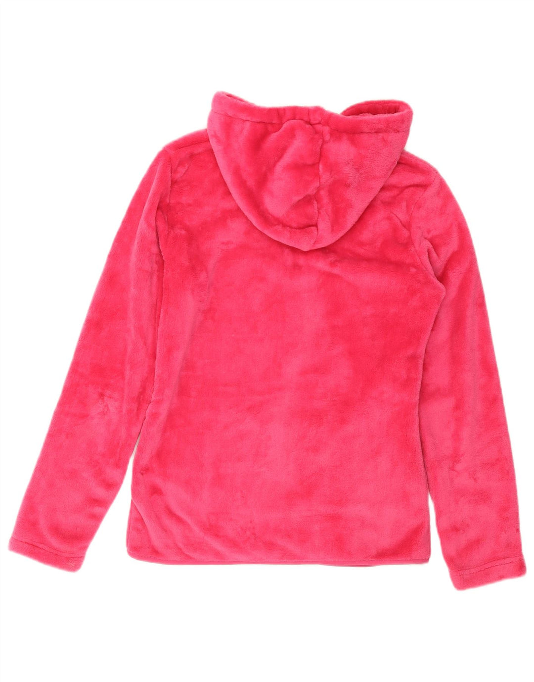 Jachetă fleece cu glugă BRUGI pentru femei UK 10, poliester roz mic