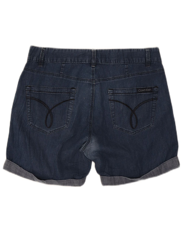 Pantaloni scurți din denim pentru femei Calvin Klein Jeans US 8 Medium W29 Bumbac albastru