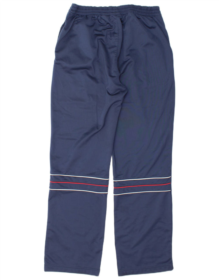 Pantaloni de trening Fila pentru bărbați din poliester cu dungi mari bleumarin