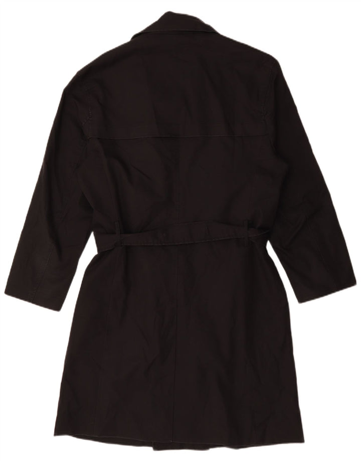 Trench pentru bărbați Zara UK 38 Poliester mediu negru