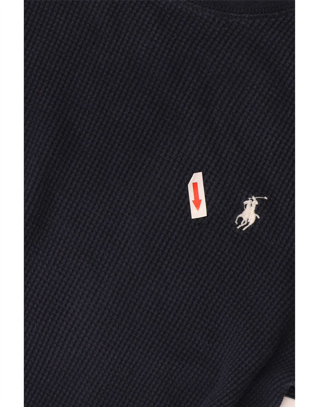 Top pentru bărbați Polo Ralph Lauren cu mânecă lungă, mediu, bleumarin, bumbac